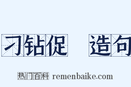 刁钻促搯造句是什么意思的图片